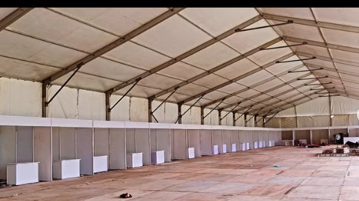 German Hanger Luxury Tent Setup in Palampur Himachal Pradesh